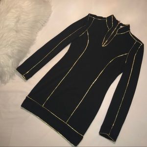 Statement Piece! Black long sleeve dress